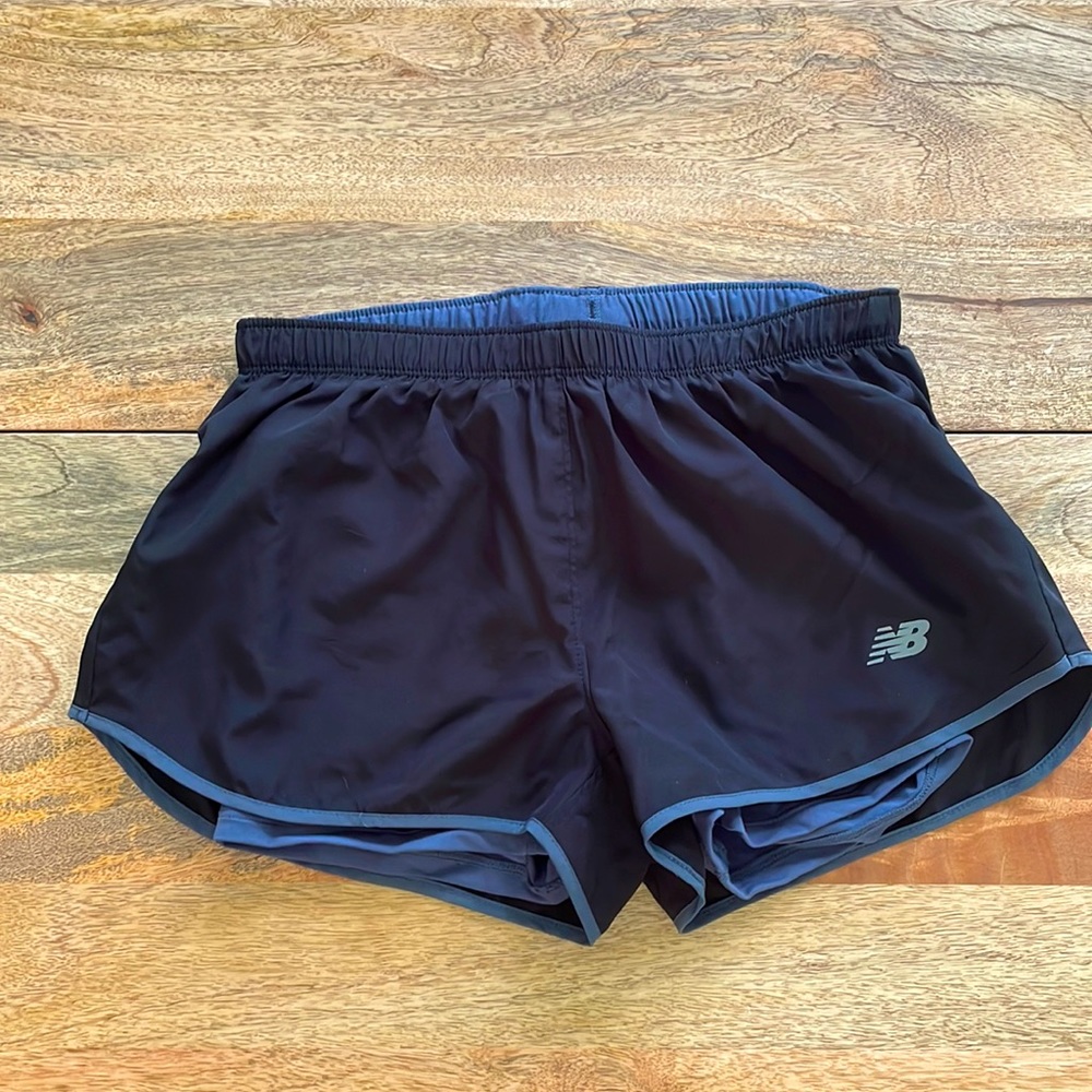 New Balance XS black running shorts